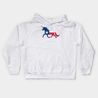 Texas Unicorn Kids Hoodie